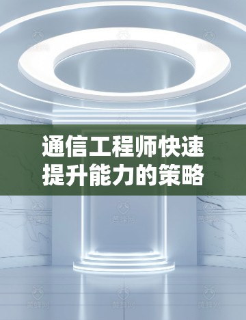 通信工程师快速提升能力的策略与方法