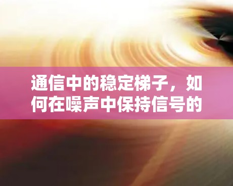 通信中的稳定梯子，如何在噪声中保持信号的纯净