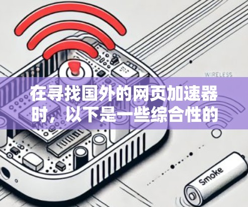 在寻找国外的网页加速器时，以下是一些综合性的推荐，涵盖不同的需求和使用场景